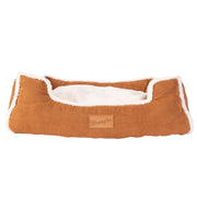 Wrangler® Faux Suede Sherpa Trimmed Cuddler Box Bed