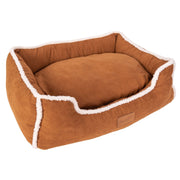 Wrangler® Faux Suede Sherpa Trimmed Cuddler Box Bed