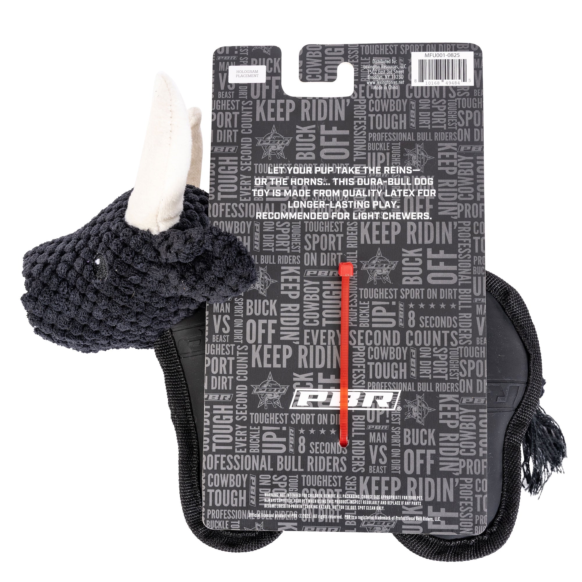 PBR Official Logo Stuffed Dog Toy