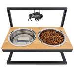 Wrangler® Adjustable Elevated Feeder – Horse & Bison Ornaments