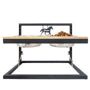 Wrangler® Adjustable Elevated Feeder – Horse & Bison Ornaments
