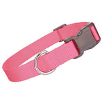 Parisian Pet 'Nylon Collar' for Dogs & Cats – Comfortable Pink Collar for Small Dogs, Adjustable Fit