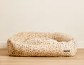 Load image into Gallery viewer, Cheetah Napper Bed by Southlake Paws, featuring a soft, spotted design for pet comfort and style.
