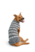 Load image into Gallery viewer, Alpaca Silver Fair Isle Dog Sweater
