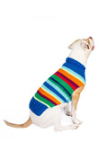 Load image into Gallery viewer, Alpaca Royal Stripe Dog sweater
