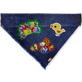 Load image into Gallery viewer, Happy Easter Denim Bandana for dogs
