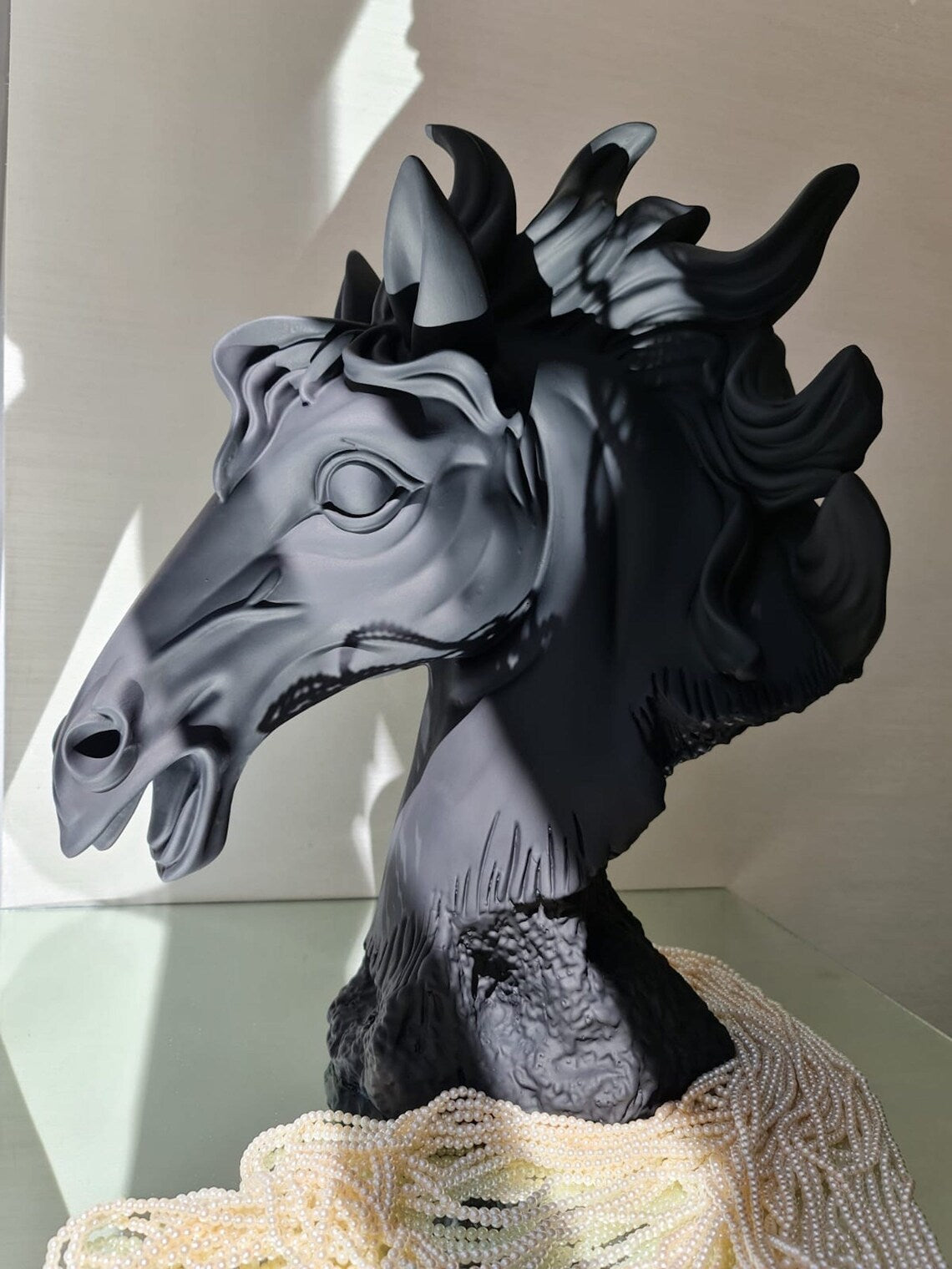 Large Horse Head Sculpture