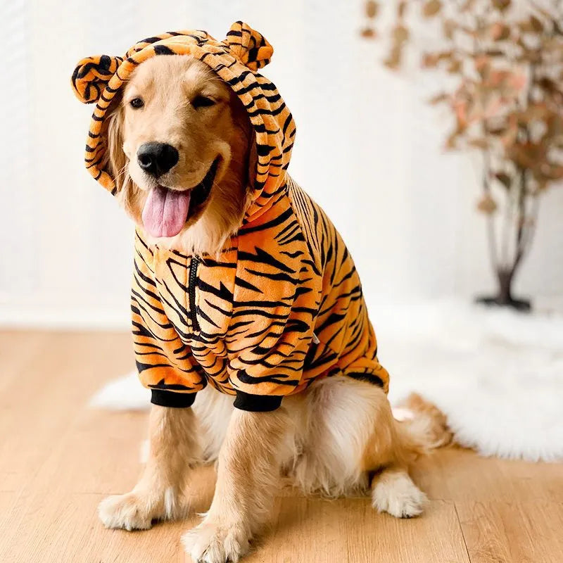 Large Dog Tiger Costume/PJs - Southlake Paws