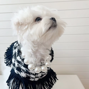 Large Pearl Dog Collar Necklace