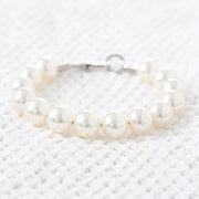 Large Pearl Dog Collar Necklace