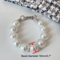 Load image into Gallery viewer, Large Pearl Dog Collar Necklace - Southlake Paws
