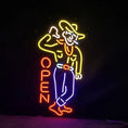 Load image into Gallery viewer, Las Vegas Cowboy Open Neon Signs
