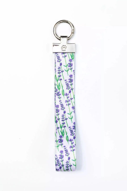 Lavender Blooms Wristlet Keychain - Southlake Paws
