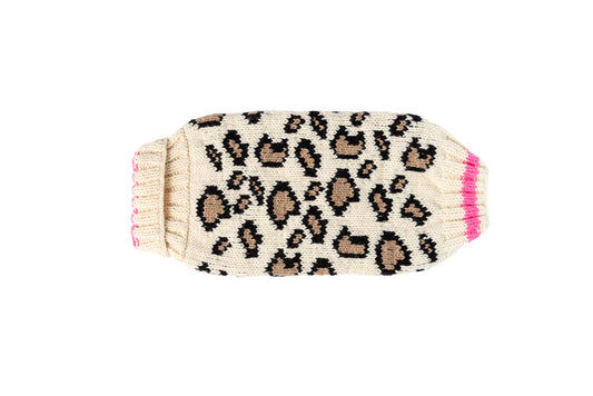 Leopard Print Dog Sweater