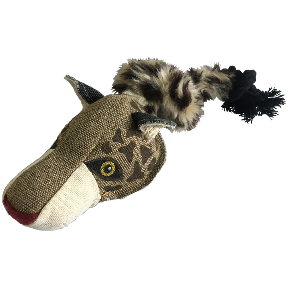 22" Safari Leopard Animal Toy with Embedded Ball & Rope 