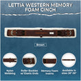 Load image into Gallery viewer, Lettia Western Memory Foam Cinch - image 2
