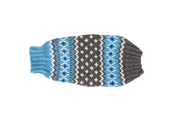 Light Blue Fair Isle Dog Sweater