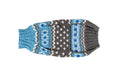 Load image into Gallery viewer, Light Blue Fair Isle Dog Sweater
