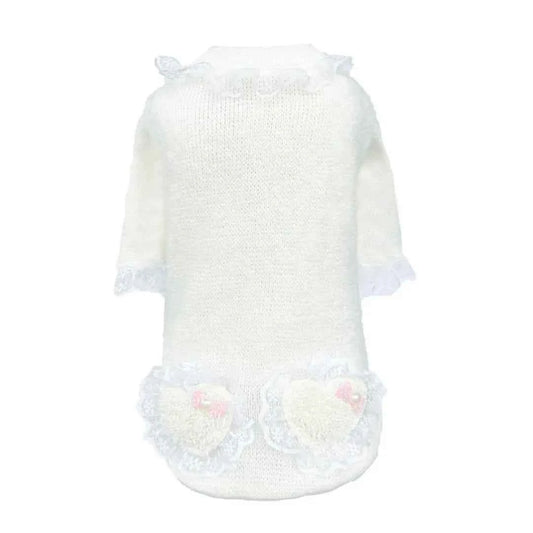 Hello Doggie Lil Lamb Dog Sweater Faux Fur Cotton pet sweaters