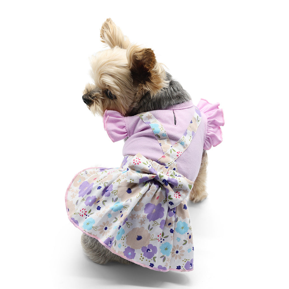 Lilac Cross Back Dress - Southlake Paws