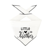 Little Brother - White Dog Bandana
