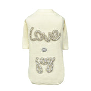 Love n Joy Dog Tee Ivory