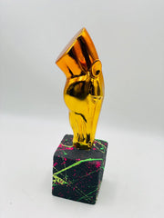 Noble Luxe Chrome-Plated Horse Statue