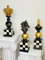 Luxury Chess Sculpture Set of 3