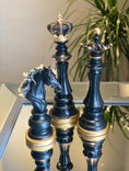 Load image into Gallery viewer, Luxury Chess Sculpture Trio
