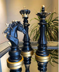 Load image into Gallery viewer, Luxury Chess Sculpture Trio
