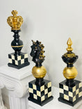 Load image into Gallery viewer, Luxury Chess Sculpture Trio
