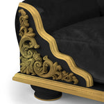 Luxury Dog Bed, Grace Kelly: Black