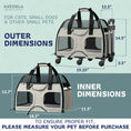 Load image into Gallery viewer, Luxury Rider Pet Carrier with Removable Wheels and Telescopic Handle
