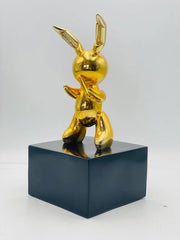 Gold Balloon Rabbit Statue