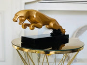 Luxury Gold Jaguar Statue