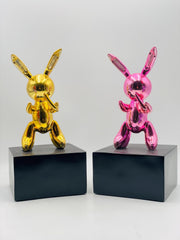 Luxury Pink Rabbit Balloon Sculpture