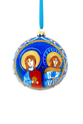 Load image into Gallery viewer, Byzantine Holiday Glass Bauble - Maggiore - Southlake Paws
