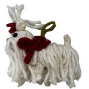 Maltese Dog Ornament