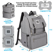 Personalized Ultimate Week Away Backpack Gray
