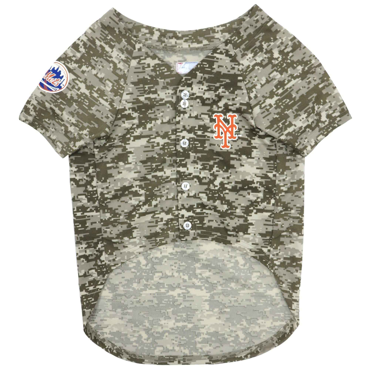 MLB New York Mets Camo Mesh Dog Jersey