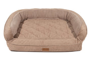 EZ-Wash Tweed Shearling Memory Foam Dog Bed