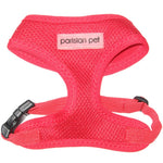 Parisian Pet 'Freedom Harness' for Dogs & Cats – Adjustable, Comfortable Red Dog Harness, Durable Design