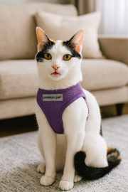 Parisian Pet 'Freedom Harness Lilac' for Dogs & Cats – Comfortable and Durable Adjustable Lilac Pet Harness, Customizable Fit