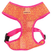 Parisian Pet 'Sport Net Harness' for Dogs & Cats – Comfortable & Adjustable Pet Apparel, Pink Yellow