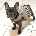 Load image into Gallery viewer, Parisian Pet ' Khaki Plaid' Harness Dress for Dogs & Cats – Fashionable and Comfortable Plaid Dog Harness Dress, Adjustable Fit
