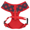 Load image into Gallery viewer, Parisian Pet 'Freedom Harness Scottish' for Dogs & Cats – Durable and Adjustable Pet Harness, Stylish Plaid Design, Red & Blue
