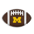 Load image into Gallery viewer, Michigan Hard Nylon Football Chew Toy
