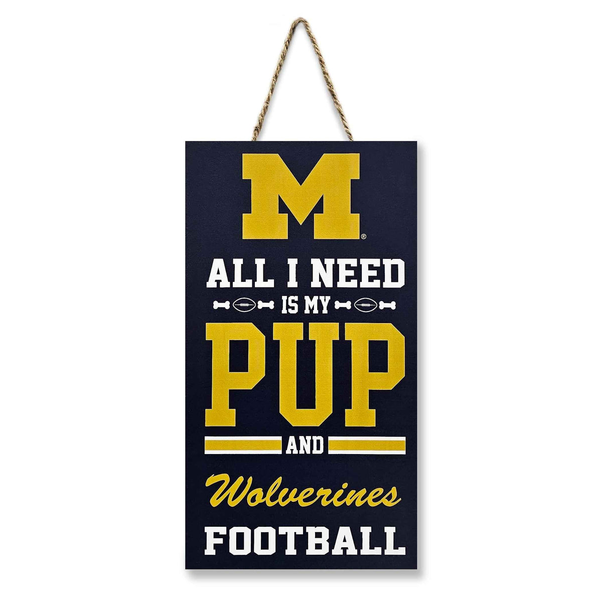 Michigan State "All I Need Is My Pup And Football" Sig