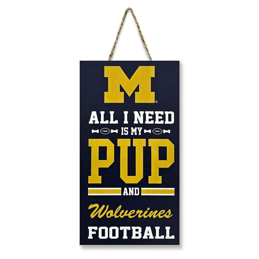 Michigan State "All I Need Is My Pup And Football" Sig