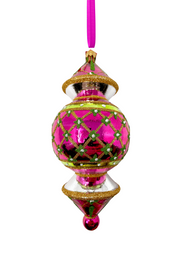 Miami Reflector Glass Ornament